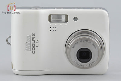 【中古】Nikon ニコン COOLPIX L6 ホワイト コンパクトデジタルカメラ