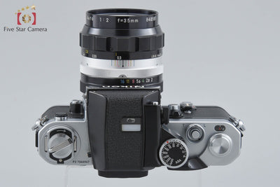 【中古】Nikon ニコン F2 フォトミック シルバー + NIKKOR-O.C Auto 35mm f/2