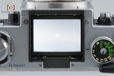 【中古】Nikon ニコン F2 フォトミック シルバー + NIKKOR-O.C Auto 35mm f/2