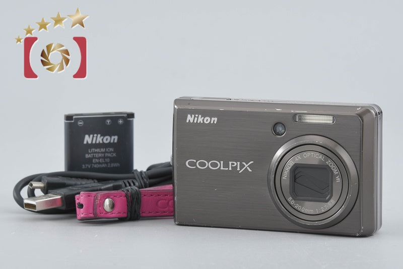 【中古】Nikon ニコン COOLPIX S600 アーバンブラック コンパクトデジタルカメラ