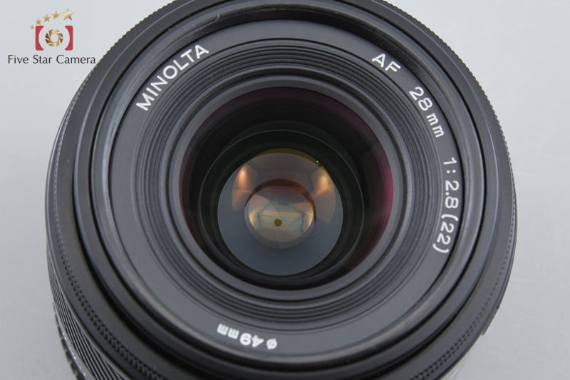 中古】MINOLTA ミノルタ AF 28mm f/2.8 旧タイプ – Five Star Camera