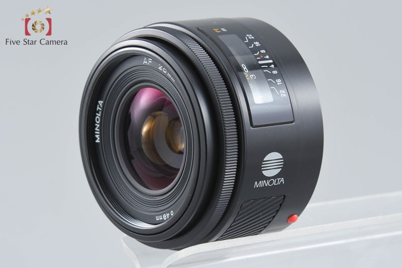 中古】MINOLTA ミノルタ AF 28mm f/2.8 旧タイプ – Five Star Camera