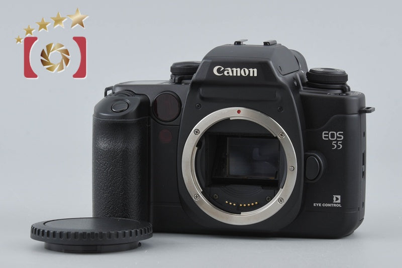 【中古】Canon キヤノン EOS 55 ブラック フィルム一眼レフカメラ