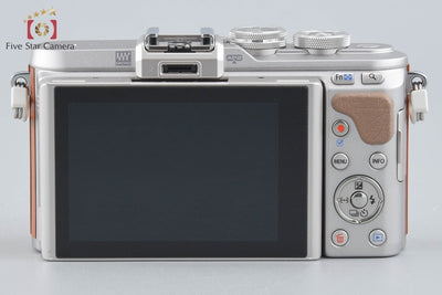 【中古】OLYMPUS オリンパス PEN E-PL8 EZ ダブルズームキット ブラウン シャッター回数僅少 元箱付き