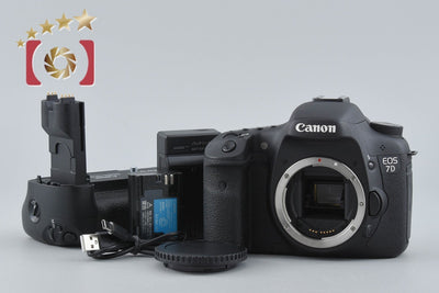 【中古】Canon キヤノン EOS 7D + BG-E7 バッテリーグリップ