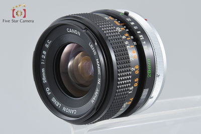 【中古】Canon キヤノン FD 28mm f/2.8 S.C.