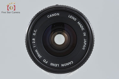 【中古】Canon キヤノン FD 28mm f/2.8 S.C.