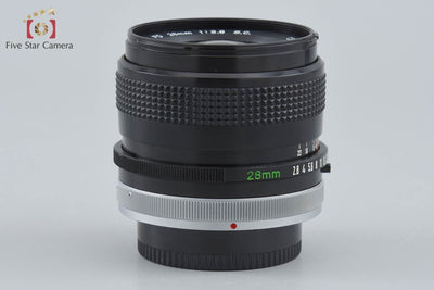 【中古】Canon キヤノン FD 28mm f/2.8 S.C.