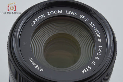 【中古】Canon キヤノン EF-S 55-250mm f/4-5.6 IS STM