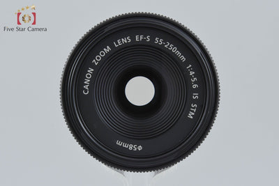 【中古】Canon キヤノン EF-S 55-250mm f/4-5.6 IS STM