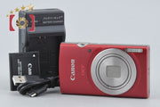 【中古】Canon キヤノン IXY 200 レッド コンパクトデジタルカメラ