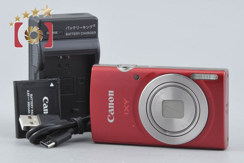 [Used] Canon IXY 200 Red Compact Digital Camera