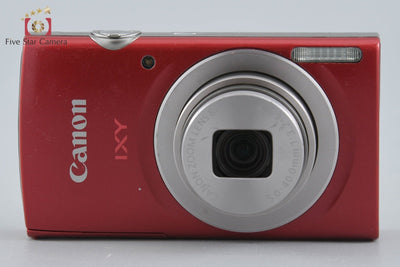 【中古】Canon キヤノン IXY 200 レッド コンパクトデジタルカメラ