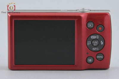 【中古】Canon キヤノン IXY 200 レッド コンパクトデジタルカメラ