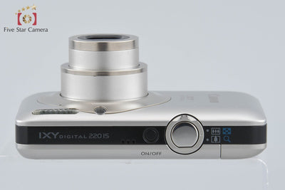 【中古】Canon キヤノン IXY Digital 220 IS シルバー コンパクトデジタルカメラ