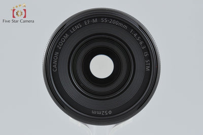 【中古】Canon キヤノン EF-M 55-200mm f/4.5-6.3 IS STM ブラック