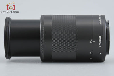 【中古】Canon キヤノン EF-M 55-200mm f/4.5-6.3 IS STM ブラック