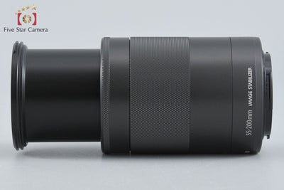【中古】Canon キヤノン EF-M 55-200mm f/4.5-6.3 IS STM ブラック