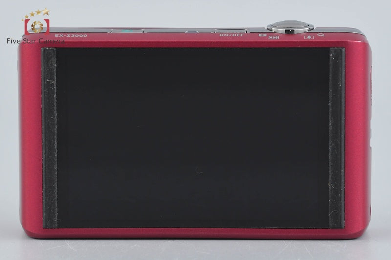 中古】CASIO カシオ EXILIM EX-Z3000 レッド コンパクトデジタルカメラ
