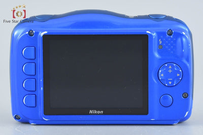【中古】Nikon ニコン COOLPIX S33 ブルー コンパクトデジタルカメラ