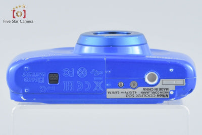 【中古】Nikon ニコン COOLPIX S33 ブルー コンパクトデジタルカメラ