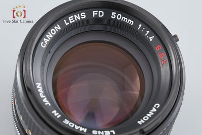 【中古】Canon キヤノン FD 50mm f/1.4 S.S.C.