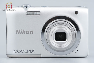 【中古】Nikon ニコン COOLPIX A100 シルバー コンパクトデジタルカメラ 元箱付き