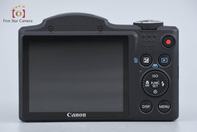 【中古】Canon キヤノン PowerShot SX500 IS ブラック コンパクトデジタルカメラ 元箱付き