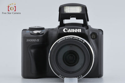 【中古】Canon キヤノン PowerShot SX500 IS ブラック コンパクトデジタルカメラ 元箱付き