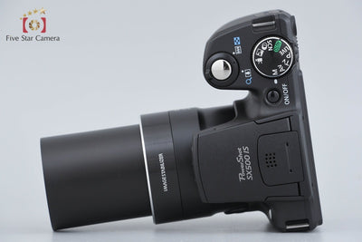 【中古】Canon キヤノン PowerShot SX500 IS ブラック コンパクトデジタルカメラ 元箱付き