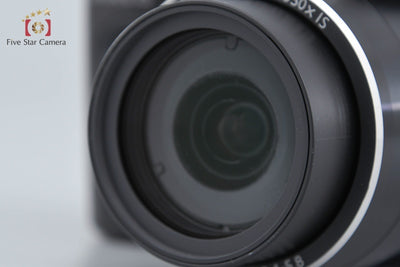 【中古】Canon キヤノン PowerShot SX500 IS ブラック コンパクトデジタルカメラ 元箱付き