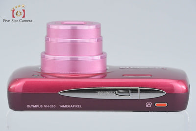 【中古】OLYMPUS オリンパス VH-210 レッド コンパクトデジタルカメラ 元箱付き