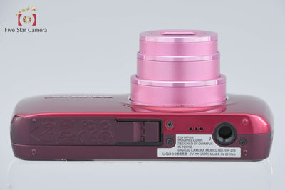 【中古】OLYMPUS オリンパス VH-210 レッド コンパクトデジタルカメラ 元箱付き