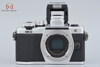 【中古】OLYMPUS オリンパス OM-D E-M10 Mark II 14-42mm EZ レンズキット シルバー シャッター回数僅少
