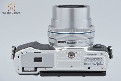 【中古】OLYMPUS オリンパス OM-D E-M10 Mark II 14-42mm EZ レンズキット シルバー シャッター回数僅少