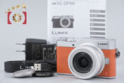 【中古】Panasonic パナソニック LUMIX DC-GF9 オレンジ + G VARIO 12-32mm f/3.5-5.6 ASPH. MEGA O.I.S. H-FS12032 シルバー