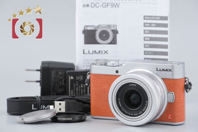 【中古】Panasonic パナソニック LUMIX DC-GF9 オレンジ + G VARIO 12-32mm f/3.5-5.6 ASPH. MEGA O.I.S. H-FS12032 シルバー