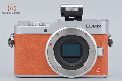 【中古】Panasonic パナソニック LUMIX DC-GF9 オレンジ + G VARIO 12-32mm f/3.5-5.6 ASPH. MEGA O.I.S. H-FS12032 シルバー