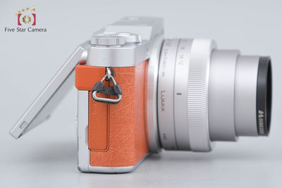 【中古】Panasonic パナソニック LUMIX DC-GF9 オレンジ + G VARIO 12-32mm f/3.5-5.6 ASPH. MEGA O.I.S. H-FS12032 シルバー