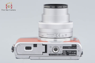 【中古】Panasonic パナソニック LUMIX DC-GF9 オレンジ + G VARIO 12-32mm f/3.5-5.6 ASPH. MEGA O.I.S. H-FS12032 シルバー