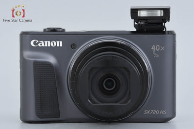 【中古】Canon キヤノン PowerShot SX720 HS ブラック コンパクトデジタルカメラ