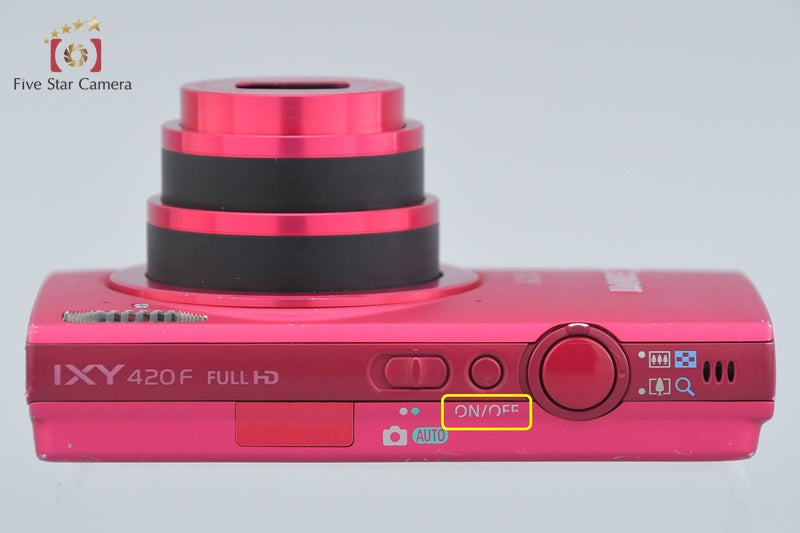 中古】Canon キヤノン IXY 420F ピンク コンパクトデジタルカメラ