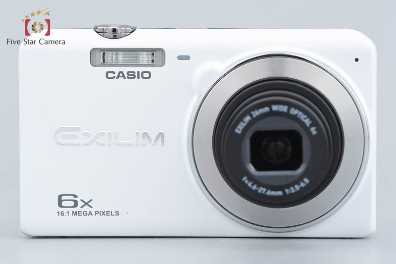 中古】CASIO カシオ EXILIM EX-ZS28 ホワイト コンパクトデジタル