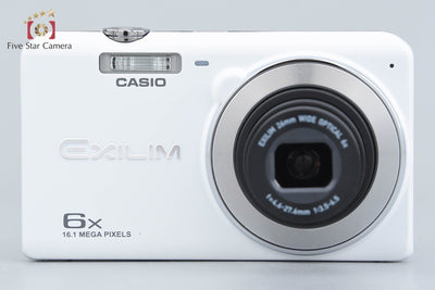 【中古】CASIO カシオ EXILIM EX-ZS28 ホワイト コンパクトデジタルカメラ 元箱付き