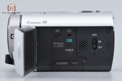 【中古】SONY ソニー HANDYCAM HDR-CX370V シルバー ビデオカメラ
