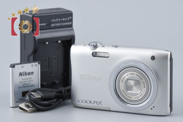 中古】Nikon ニコン COOLPIX A100 シルバー コンパクトデジタルカメラ