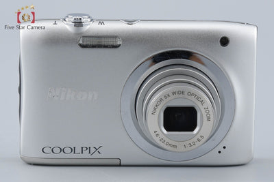【中古】Nikon ニコン COOLPIX A100 シルバー コンパクトデジタルカメラ