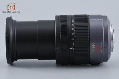 【中古】Panasonic パナソニック LUMIX G VARIO 14-140mm f/4-5.8 ASPH. MEGA O.I.S H-VS014140