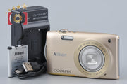 【中古】Nikon ニコン COOLPIX S3300 スイートゴールド コンパクトデジタルカメラ