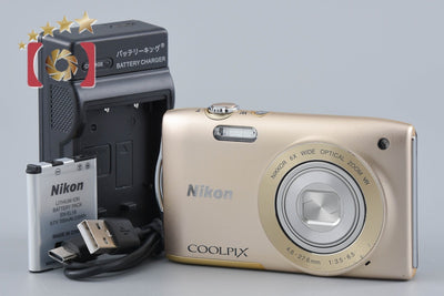 【中古】Nikon ニコン COOLPIX S3300 スイートゴールド コンパクトデジタルカメラ